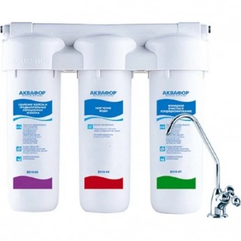 Водоочиститель АКВАФОР модель Трио умягчающий (для воды с повышенным содержанием железа)